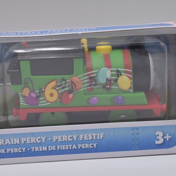 Thomas & Friends Motorized Fisher Price Party Train Percy - Percy Festif New - Picture 2 of 8